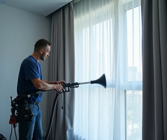 Professional drapes cleaning process tools Matty Curtain Cleaning wantirna-vic