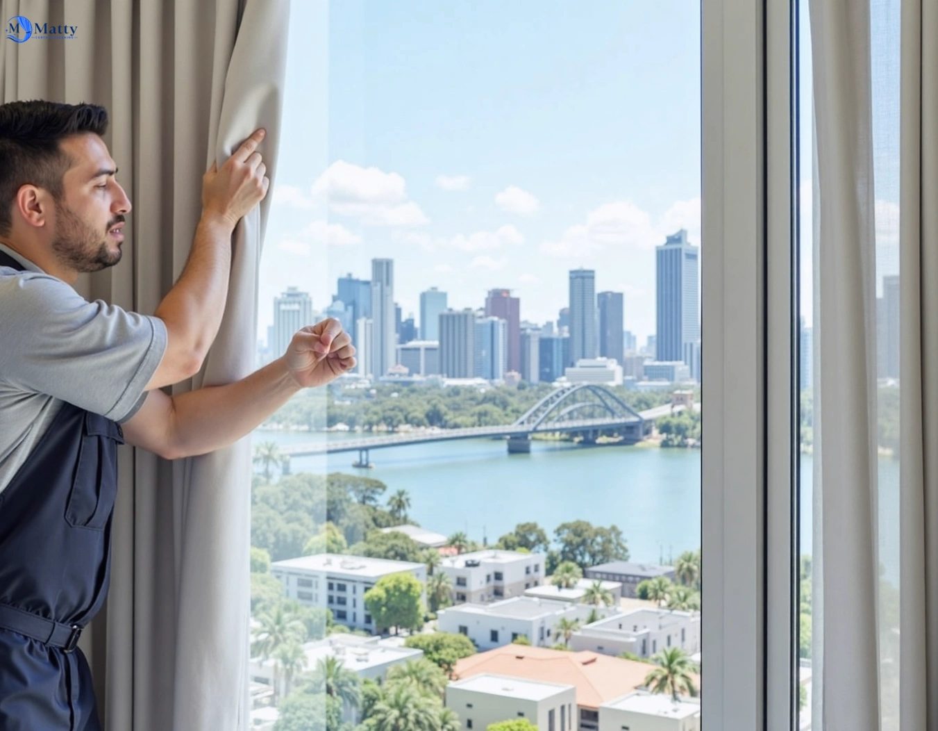 Professional curtain steam cleaning service wantirna-vic QLD by Matty Curtain Cleaning